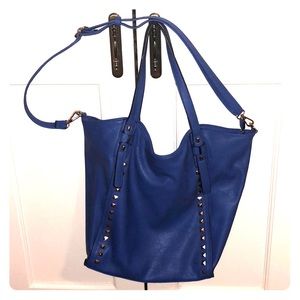 Blue Convertible Crossbody / Hobo / Satchel Bag